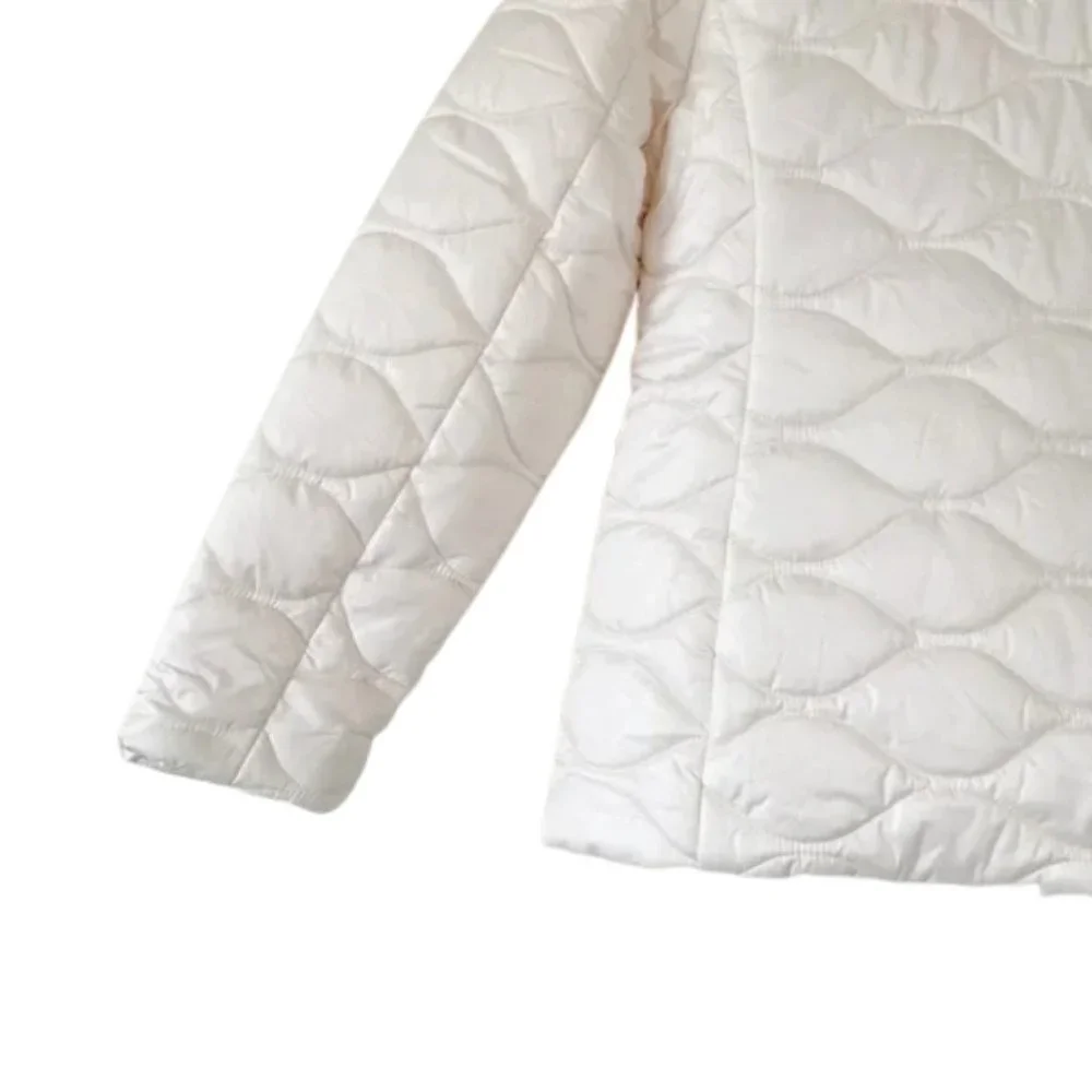 Kate Spade New York Framed Quilted with Pearl Snaps Jacket
